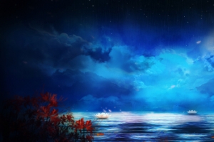 蓝色天空