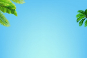 清新剪纸风夏日清仓背景