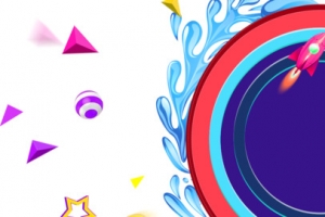 818电商大促销几何红色高清PNG透明背景设计素材免费下载