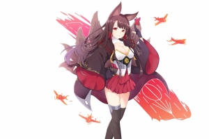 赤城 舰队collection 4k动漫壁纸