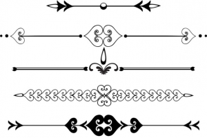 分隔花纹