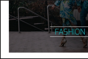 欧美风简约黑色酷炫服装banner