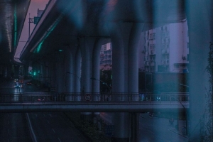 桥梁 道路 速度 城市 黄昏 4k壁纸 3840x2160