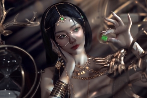 cosplay鬼刀 美女4k壁纸