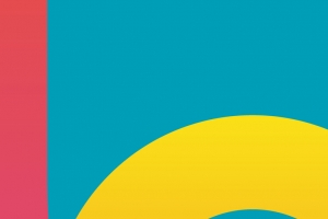 个性潮流时尚设计渐变曲线线条封面背景