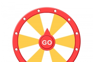 免扣卡通红黄色抽奖PNG透明高清设计素材免费下载