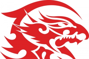 可爱龙图案花纹标志