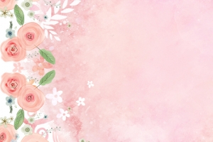小花文艺粉色服装背景图