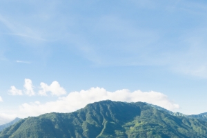 山村 房子 梯田 水稻 风景 4k手机壁纸