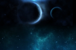 浪漫梦幻夜空背景