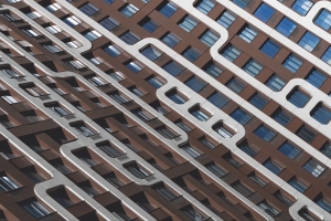 建筑 窗户 弯曲 建筑 4k壁纸 3840x2160