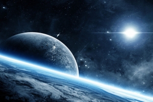 宇宙星球地球背景图