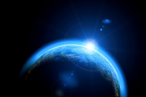 浩瀚太空星空地球