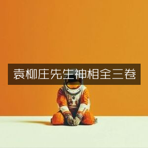 袁柳庄神相全编三卷，古典文集珍藏版