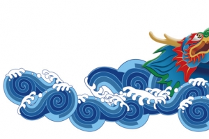 龙舟祥云素材
