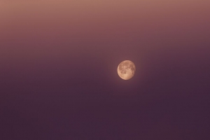 月亮 满月 天空 极简主义 4k壁纸 3840x2160