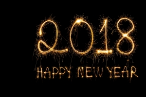 2018新年快乐5K壁纸