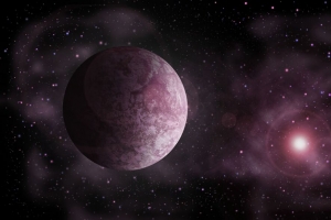 3840x2160 空间 行星 星星 眩光 光线壁纸 背景