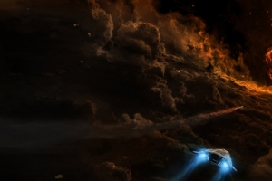 星球爆炸酷炫背景banner