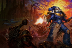 《战锤 40000  Warhammer 40000: Boltgun Key Art》4K游戏壁纸