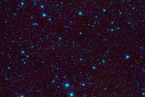 粉色天空蓝色星星