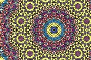 分形 曼陀罗 抽象 明亮的 4k壁纸 3840x2160