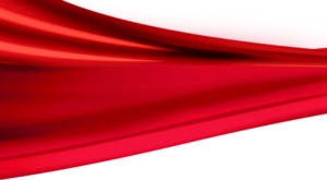 红色丝绸布高清PNG透明免抠设计素材免费下载