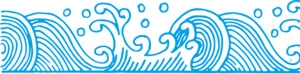 海浪浪花花纹