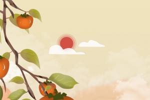 手绘秋季背景图