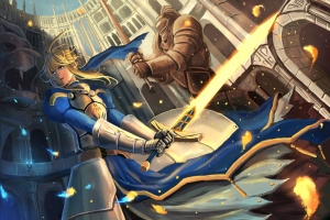 剑之座 Saber5k动漫图片