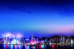 香港回归纪念日主题背景图