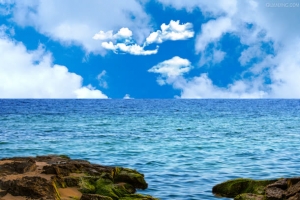 蓝色的大海700x525