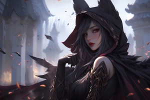 英雄联盟 xayah 美女人物4K壁纸