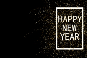 跨年黑色背景banner