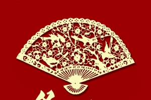 冬至快乐红色中国风背景素材