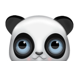 卡通熊猫头像