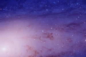 仙女座星空风景高清3440x1440壁纸