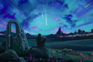 剪影 单独 海星 风景 艺术 4k壁纸 3840x2160