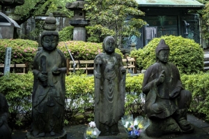 雕像 神 宗教 树木 4k壁纸 3840x2160