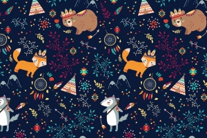 图案 动物 自然 野生 艺术 4k壁纸 3840x2160