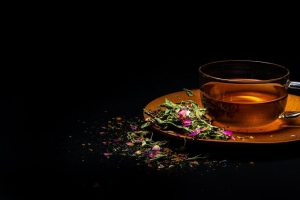 杯 茶 花 叶 饮料 4k壁纸 3840x2160