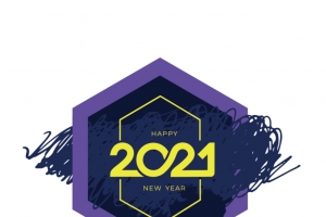 2021紫色数字