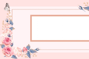 婚礼婚庆小清新粉色浪漫banner海报