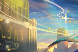 崩坏星穹铁道 流萤 彩虹 5760x1080三屏壁纸