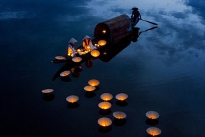 中元节背景图