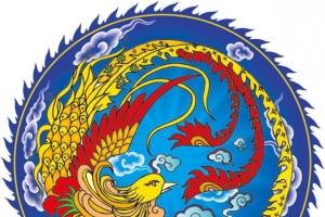 中国风凤凰纹理图案