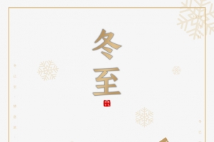 冬至冬天雪花饺子线框