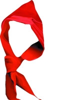 高清开学季红领巾PNG透明漂浮彩带设计素材免费下载