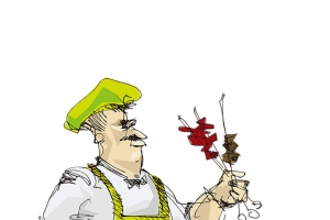 羊肉串高清PNG透明免扣设计素材免费下载