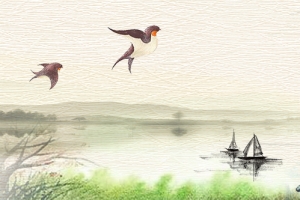 清明节文艺手绘中国风banner